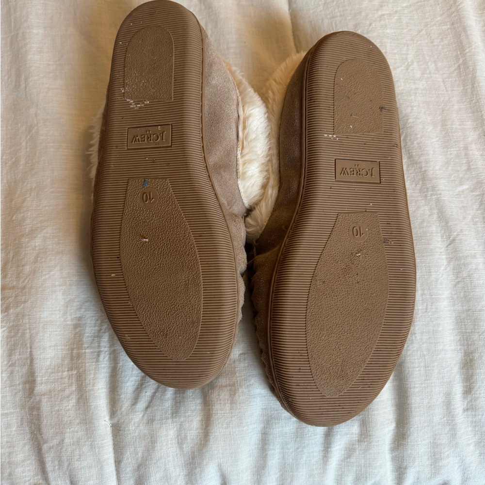 J.Crew Fuzzy Slippers - Picture 2 of 2